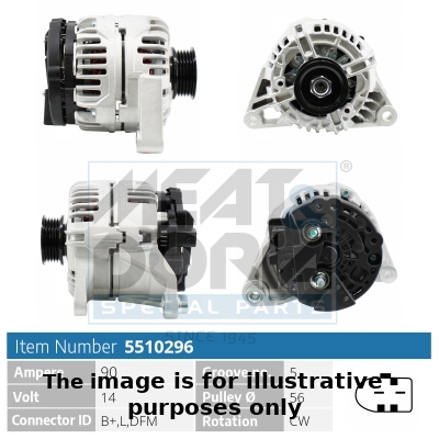 Alternatore MEAT & DORIA 5510296G