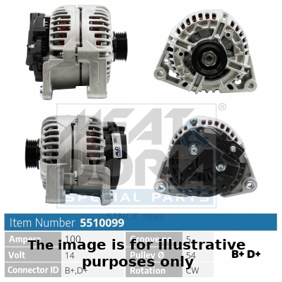 Alternatore MEAT & DORIA 5510099G
