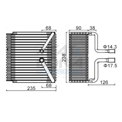 Evaporatore, climatizzatore MEAT & DORIA 997000