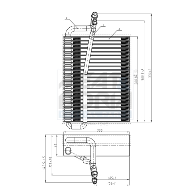 Evaporatore, climatizzatore MEAT & DORIA 997004