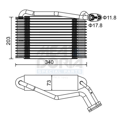 Evaporatore, climatizzatore MEAT & DORIA 997008