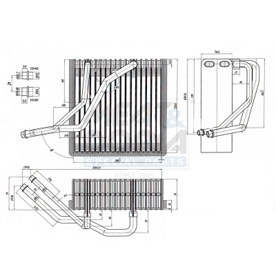 Evaporatore, climatizzatore MEAT & DORIA 997021