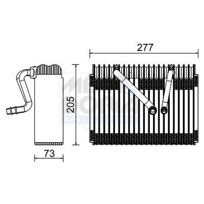 Evaporatore, climatizzatore MEAT & DORIA 997023