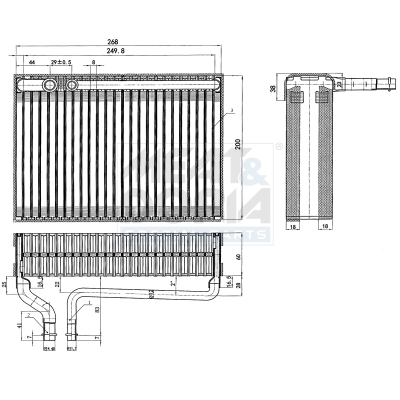 Evaporatore, climatizzatore MEAT & DORIA 997025