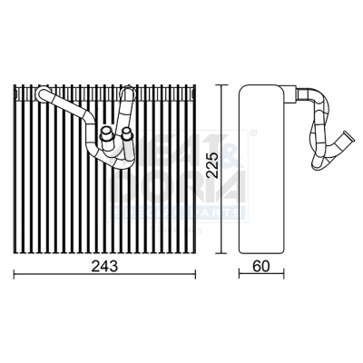 Evaporatore, climatizzatore MEAT & DORIA 997026