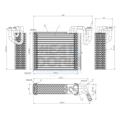 Evaporatore, climatizzatore MEAT & DORIA 997037