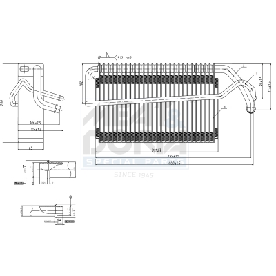 Evaporatore, climatizzatore MEAT & DORIA 997039