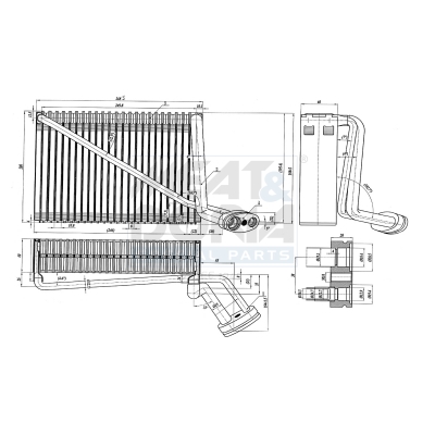 Evaporatore, climatizzatore MEAT & DORIA 997054