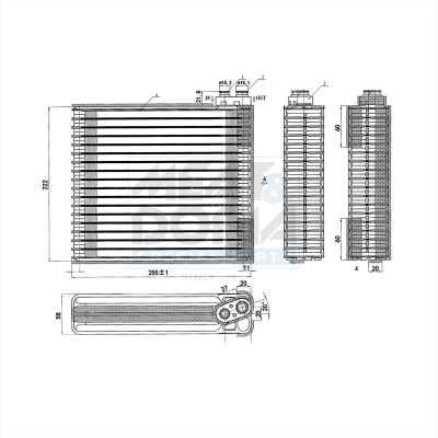 Evaporatore, climatizzatore MEAT & DORIA 997055