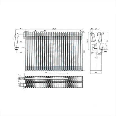 Evaporatore, climatizzatore MEAT & DORIA 997065