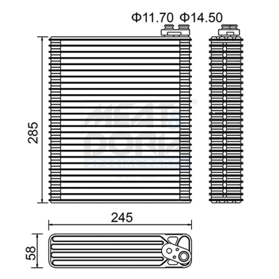 Evaporatore, climatizzatore MEAT & DORIA 997066