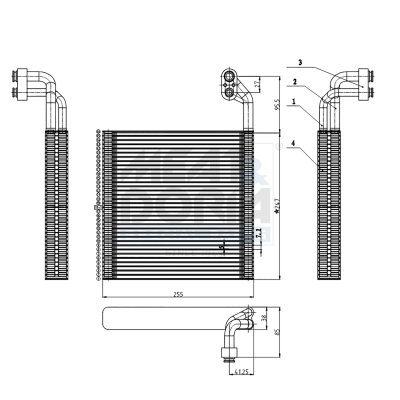 Evaporatore, climatizzatore MEAT & DORIA 997088