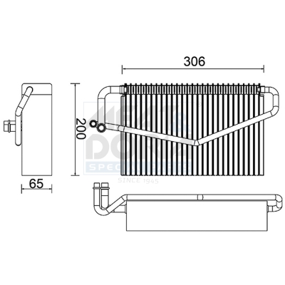 Evaporatore, climatizzatore MEAT & DORIA 997094