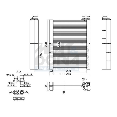 Evaporatore, climatizzatore MEAT & DORIA 997106