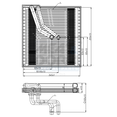 Evaporatore, climatizzatore MEAT & DORIA 997107
