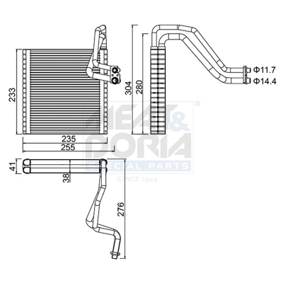 Evaporatore, climatizzatore MEAT & DORIA 997110