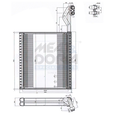 Evaporatore, climatizzatore MEAT & DORIA 997121