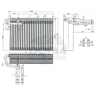 Evaporatore, climatizzatore MEAT & DORIA 997133