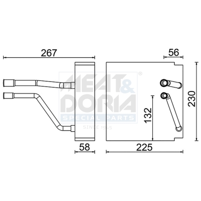 Evaporatore, climatizzatore MEAT & DORIA 997135