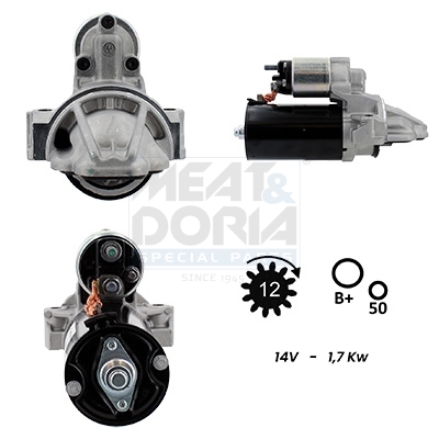 Motorino d'avviamento MEAT & DORIA 5015108G