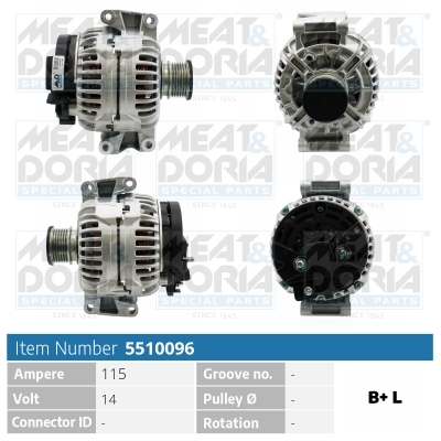 Alternatore MEAT & DORIA 5510096