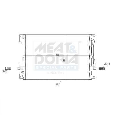 Condensatore, climatizzatore MEAT & DORIA 991224