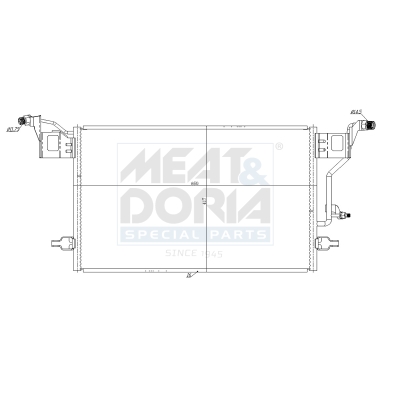 Condensatore, climatizzatore MEAT & DORIA 991283