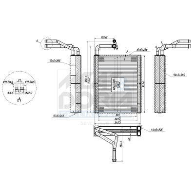Evaporatore, climatizzatore MEAT & DORIA 997148