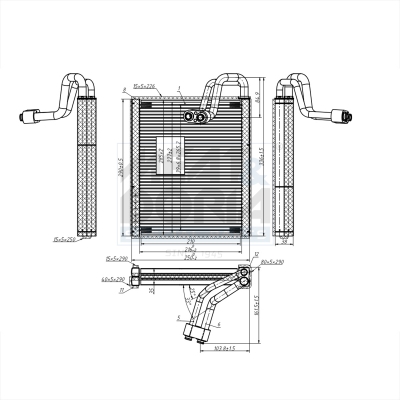 Evaporatore, climatizzatore MEAT & DORIA 997149
