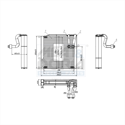 Evaporatore, climatizzatore MEAT & DORIA 997150