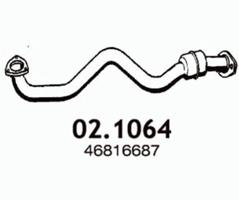 Tubo gas scarico ASSO 02.1064