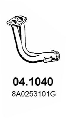 Tubo gas scarico ASSO 04.1040