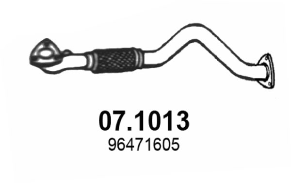 Tubo gas scarico ASSO 07.1013