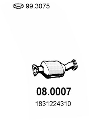 Catalizzatore ASSO 08.0007
