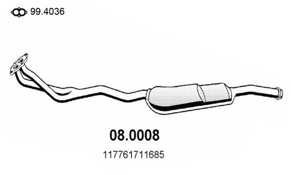 Catalizzatore ASSO 08.0008