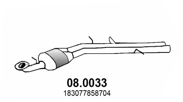 Catalizzatore ASSO 08.0033