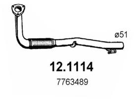 MARMITTA TUBO ANTERIORE PER FIAT PUNTO TD 1.7 S/SX/ELX 93
