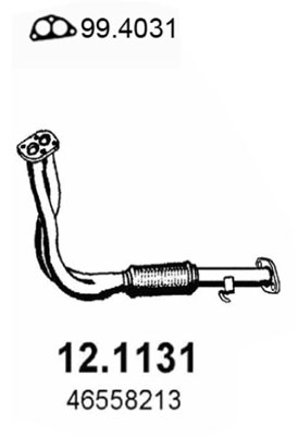 TUBO MARMITTA ANT. per FIAT PALIO 1.2 54Kw