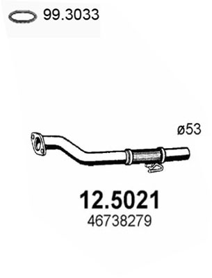ASSO TUBO INTERMEDIO FIAT