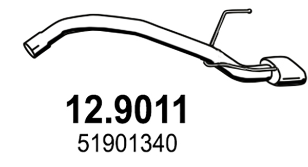 ASSO TUBO POSTERIORE FIAT