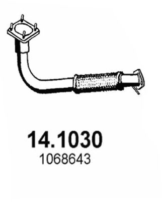 Tubo gas scarico ASSO 14.1030