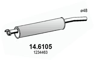 Silenziatore centrale ASSO 14.6105