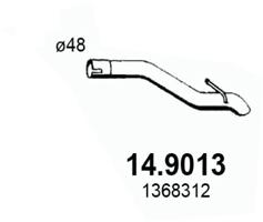 Tubo gas scarico ASSO 14.9013