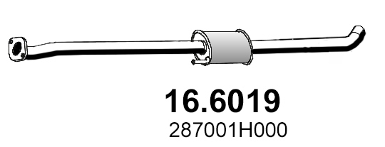 Silenziatore centrale ASSO 16.6019