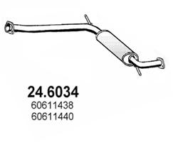 ASSO SILENZIATORE CENTRALE LANCIA