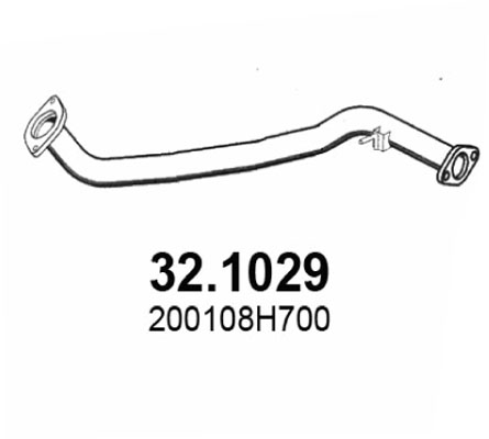 Tubo gas scarico ASSO 32.1029