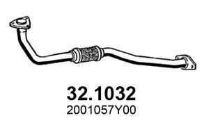 Tubo gas scarico ASSO 32.1032