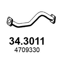 Tubo gas scarico ASSO 34.3011