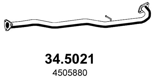 Tubo gas scarico ASSO 34.5021