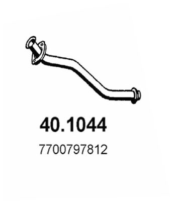 Tubo gas scarico ASSO 40.1044